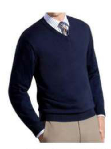 School Winter V-Neck Sweaters & Pullovers