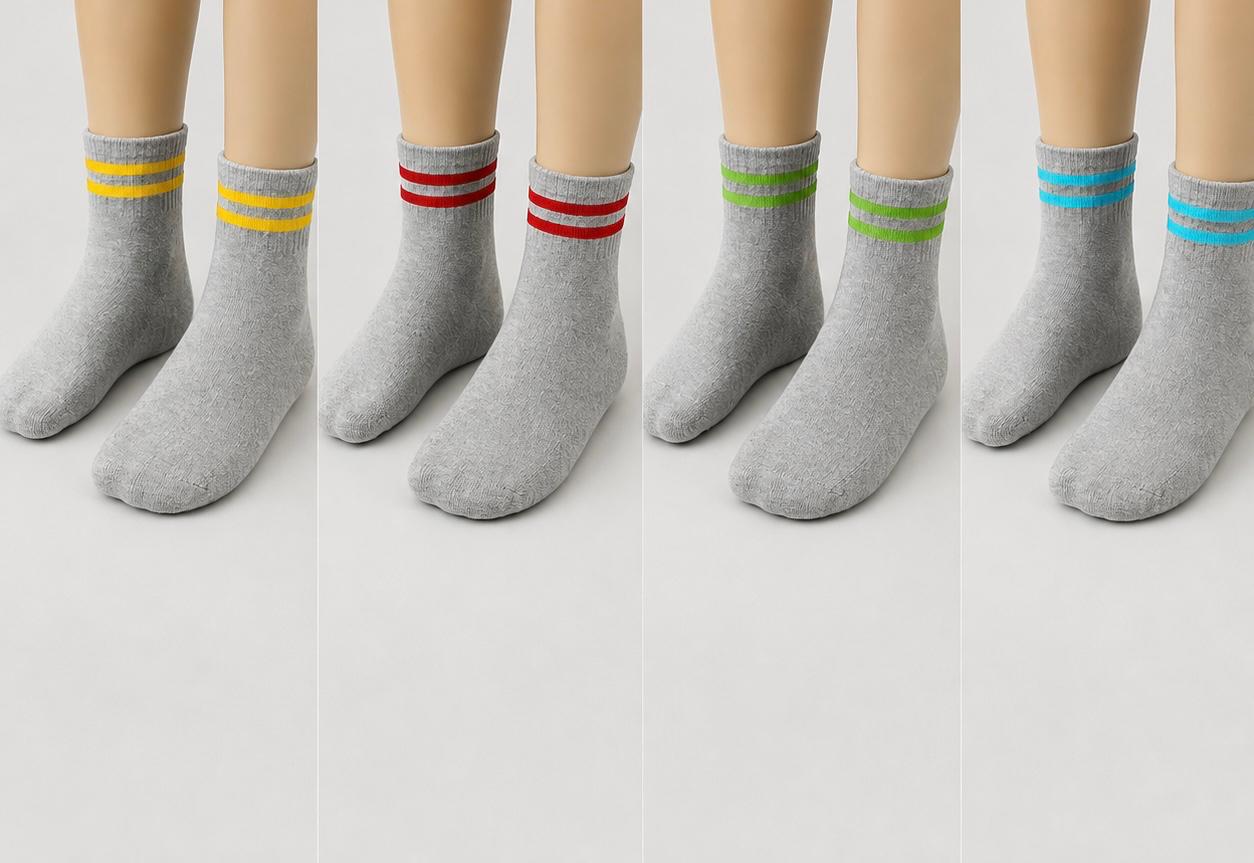 School House Socks (Striped 4-Pack)