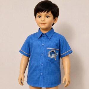 QVS Blue Check Shirts